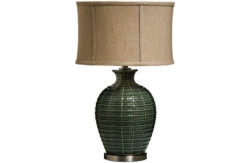 Premier Housewares Aquila Table Lamp - Green.